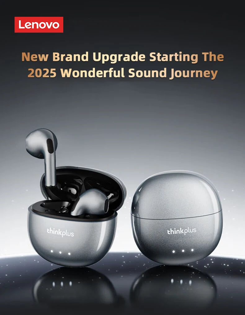 Original Lenovo LP2 Pro TWS Bluetooth Earphones Gaming Headset Sports Music Earbud Noise Cancellation HD Call Wireless Headphone