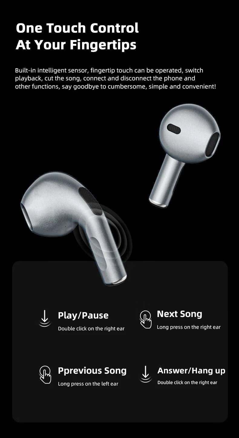 Original Lenovo LP2 Pro TWS Bluetooth Earphones Gaming Headset Sports Music Earbud Noise Cancellation HD Call Wireless Headphone